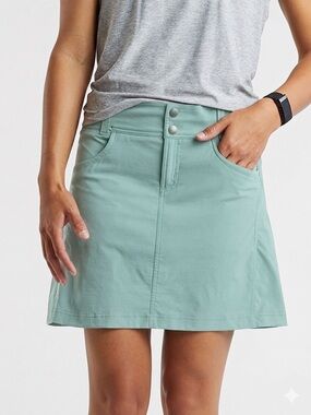 Title Nine Clambor Skort Mint Green 10 Athletic Hiking Outdoor Activewear Gym